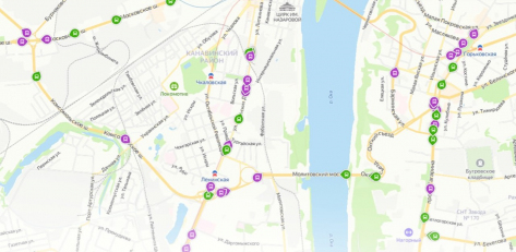 Отображение нижегородского общественного транспорта в государственной навигационной системе за последние недели улучшилось