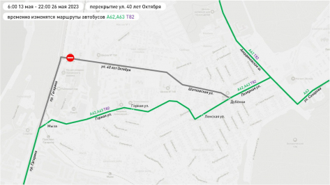 Временные изменения в движении общественного транспорта