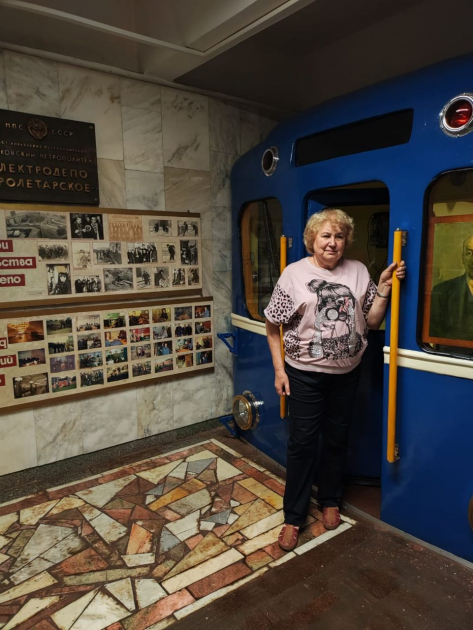 Галина Гуляева - хранительница музея Нижегородского метро