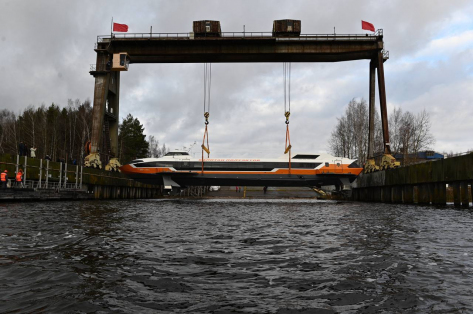 Второй «Метеор» спущен на воду для прохождения испытаний